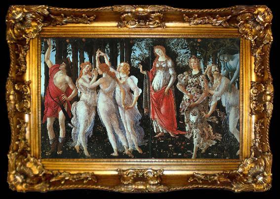 framed  Sandro Botticelli Primavera, ta009-2
